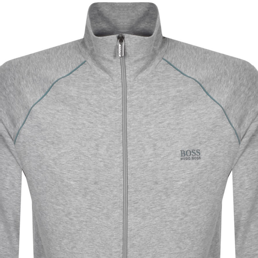 Alternative Image for ProductBOSS Bodywear Full Zip Sweatshirt Grey2